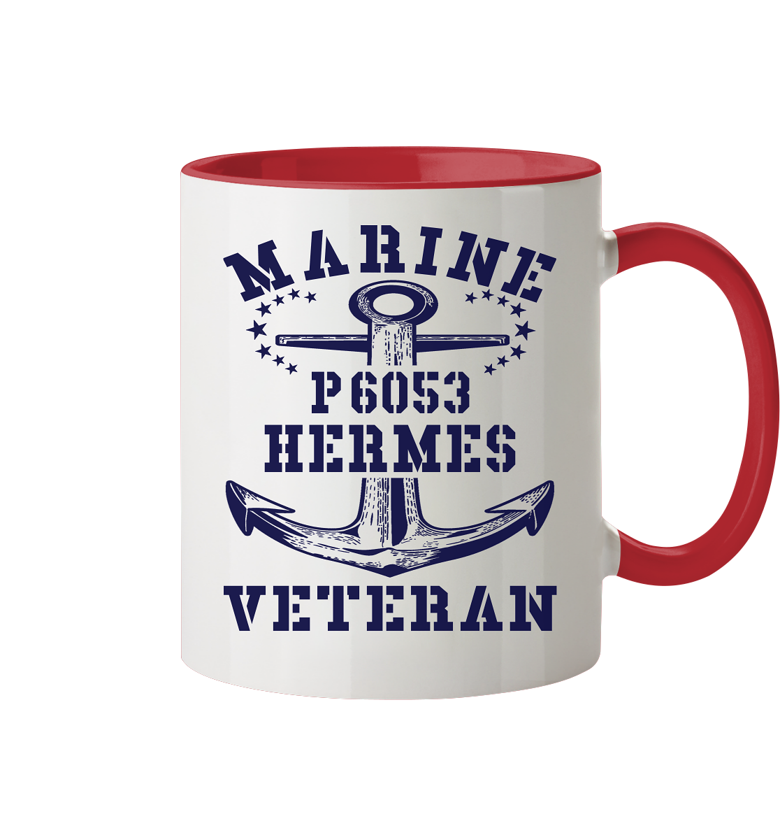 U-Jagdboot P6053 HERMES Marine Veteran - Tasse zweifarbig