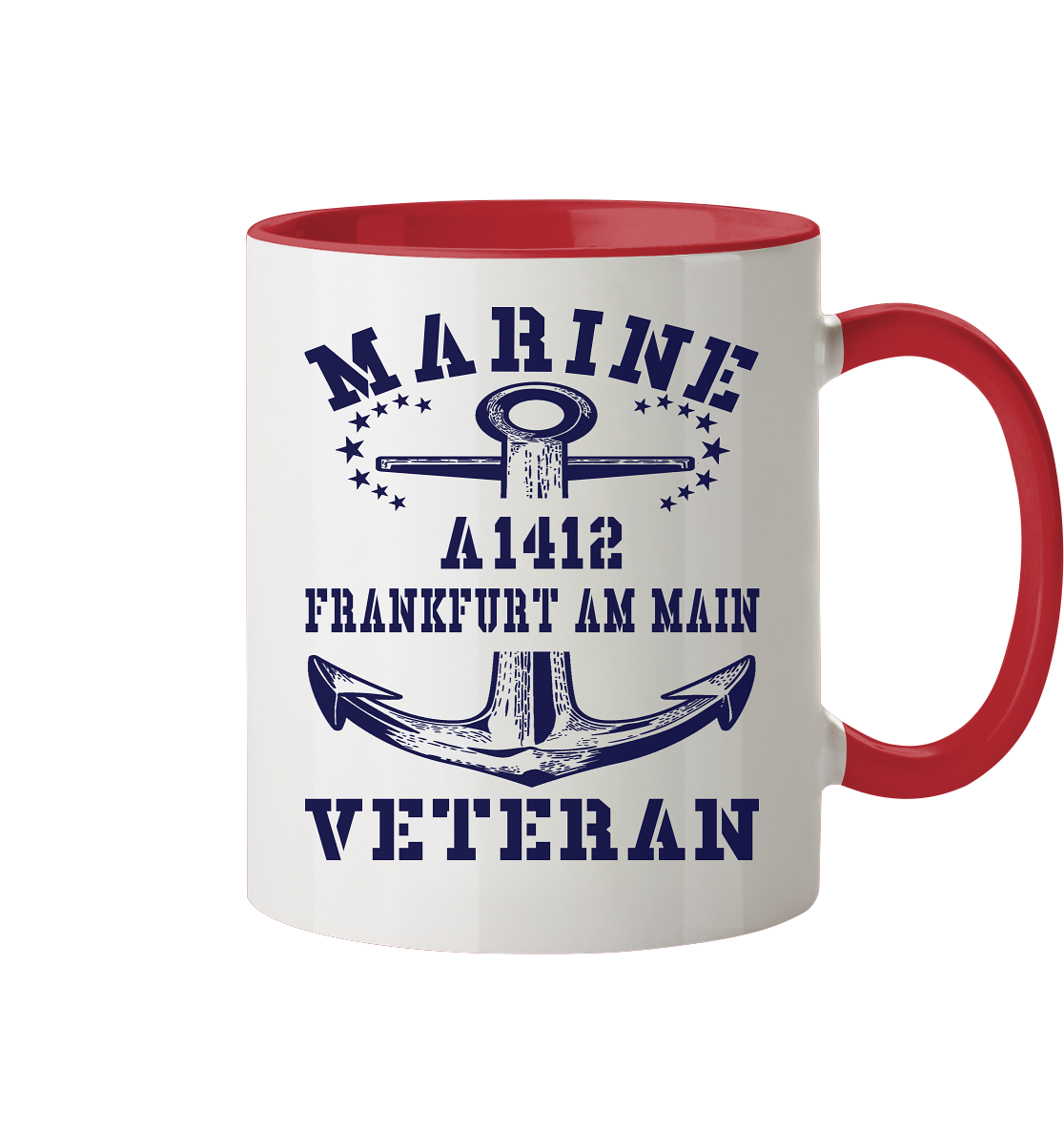 EGV A1412 FRANKFURT AM MAIN Marine Veteran - Tasse zweifarbig