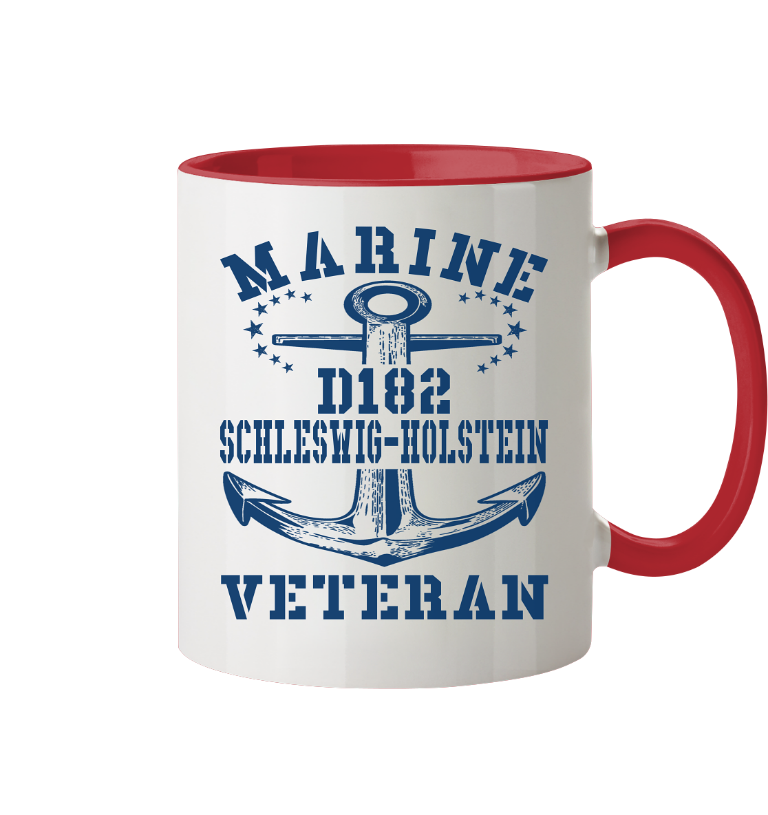 Zerstörer D182 SCHLESWIG-HOLSTEIN Marine Veteran  - Tasse zweifarbig
