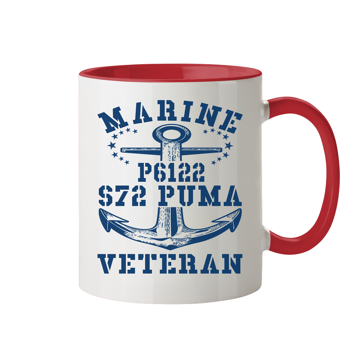 FK-Schnellboot P6122 P.U.M.A. Marine Veteran - Tasse zweifarbig
