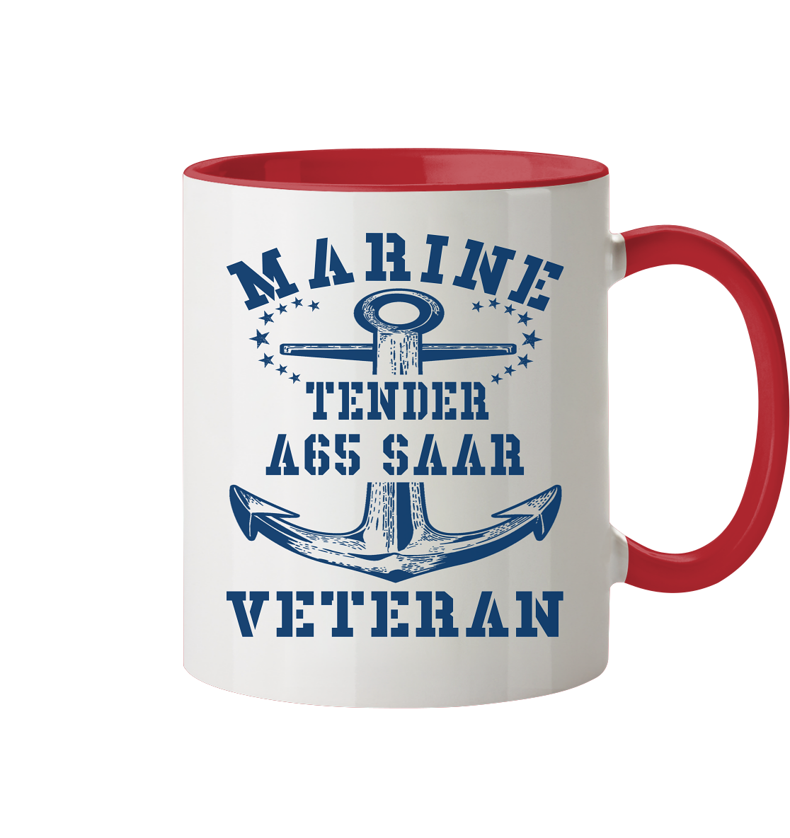 Tender A65 SAAR Marine Veteran - Tasse zweifarbig