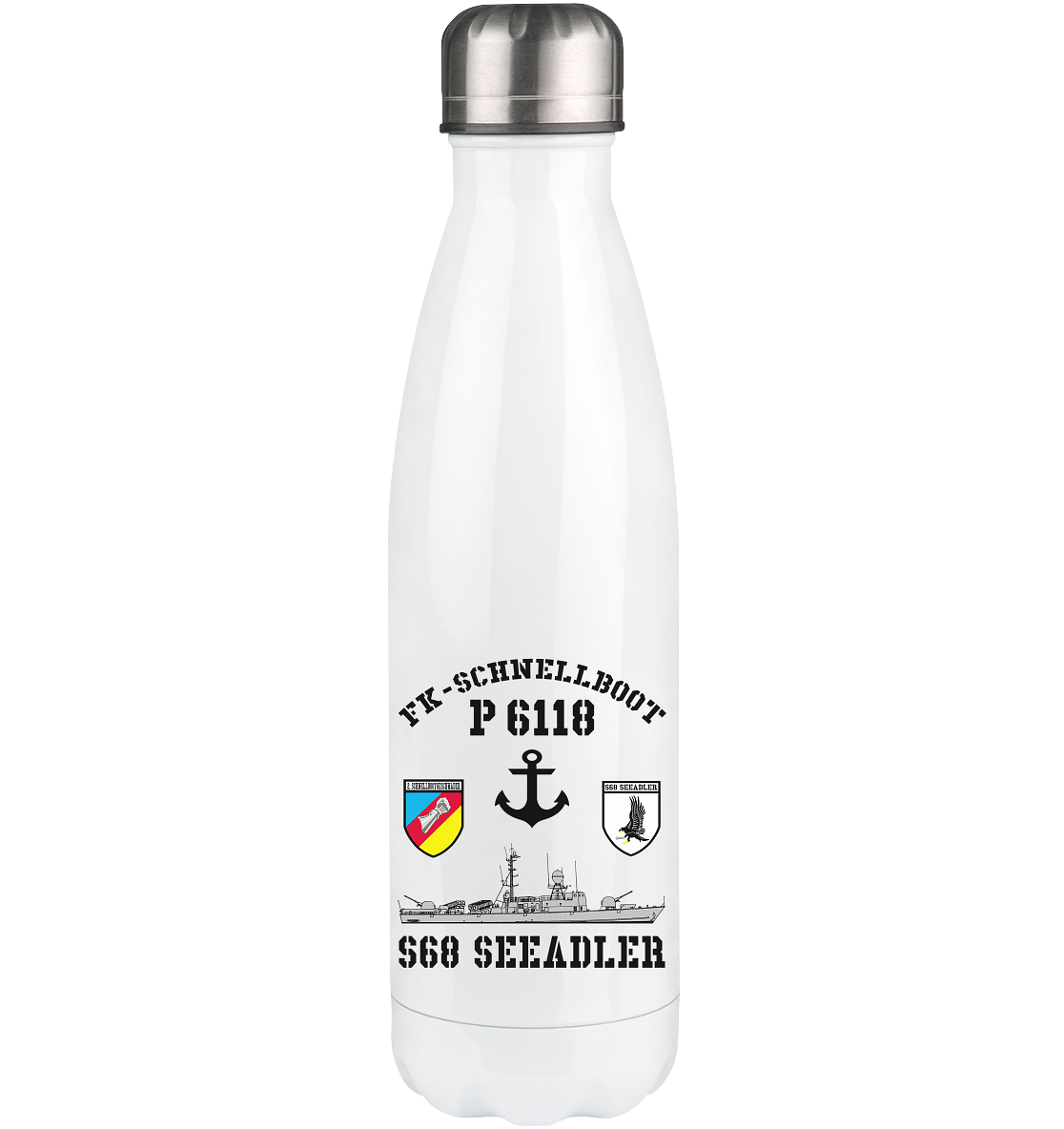 FK-Schnellboot P6118 SEEADLER 2.SG Anker  - Thermoflasche 500ml