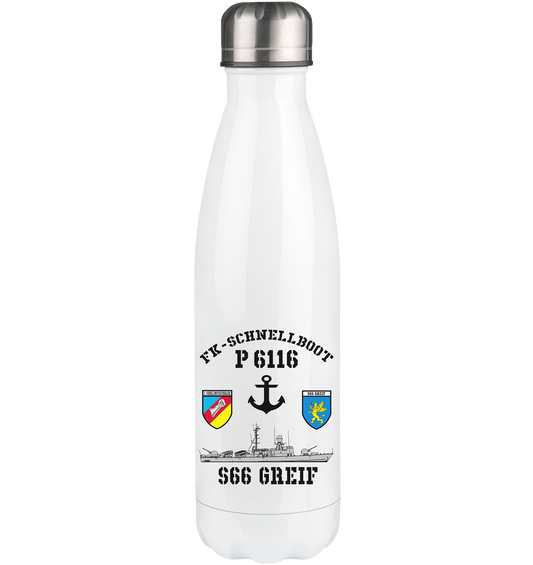 FK-Schnellboot P6116 GREIF 2.SG Anker  - Thermoflasche 500ml