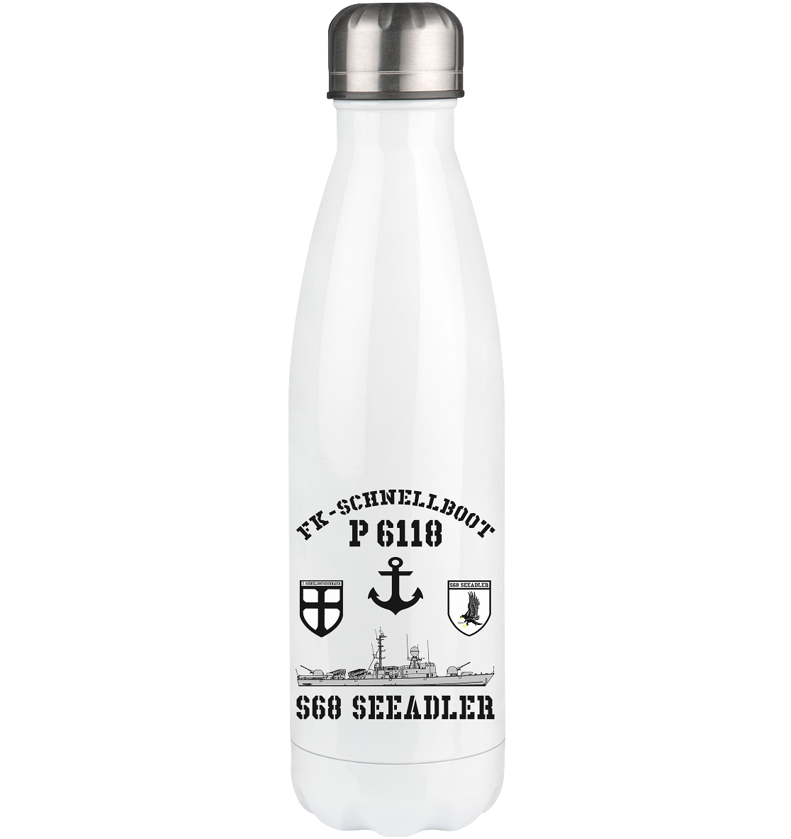 FK-Schnellboot P6118 SEEADLER 7.SG Anker  - Thermoflasche 500ml